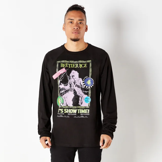 Beetlejuice Retro Cover Herren T-Shirt - Schwarz