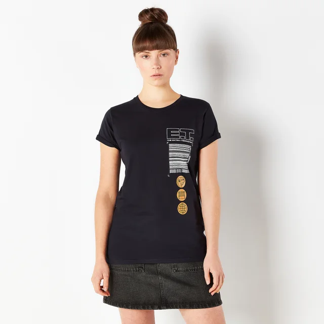 E.T. - der Außerirdische Damen T-Shirt - Navy