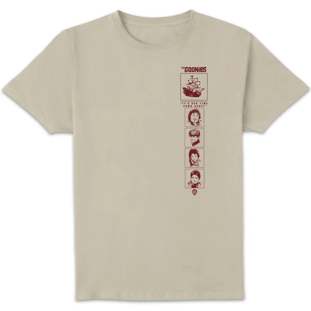 The Goonies Retro Cover Unisex T-Shirt - Weiß Vintage Wash