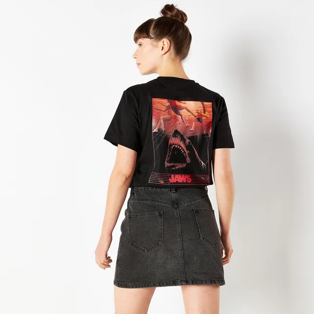 Der weiße Hai Damen T-Shirt - Schwarz