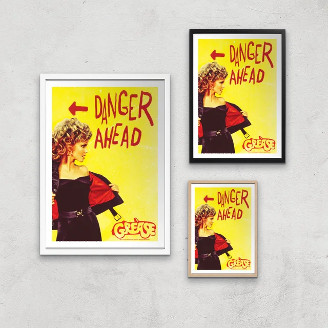 Grease Danger Road Giclee Art Print
