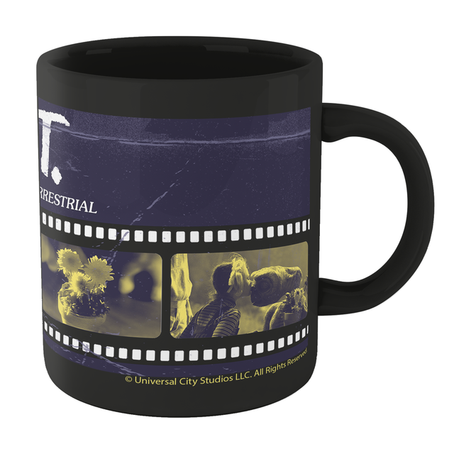 E.T. - der Außerirdische Film Reel Tasse - Schwarz