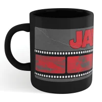 Der weiße Hai Film Reel Tasse - Schwarz