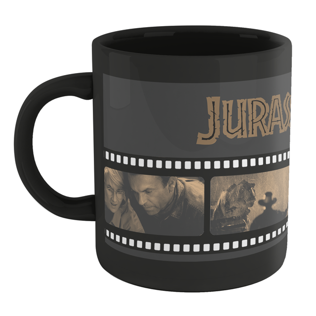 Jurassic Park Film Reel Tasse - Schwarz