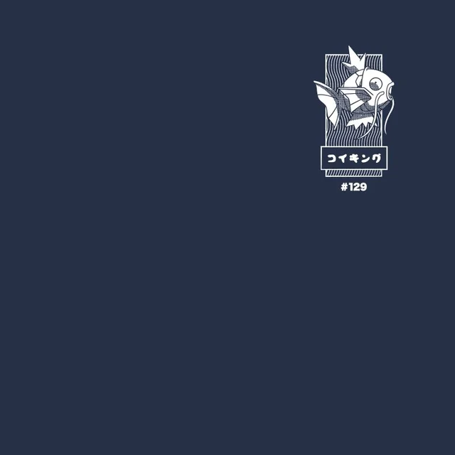 Pokémon Magikarp Evolution Herren T-Shirt - Navy