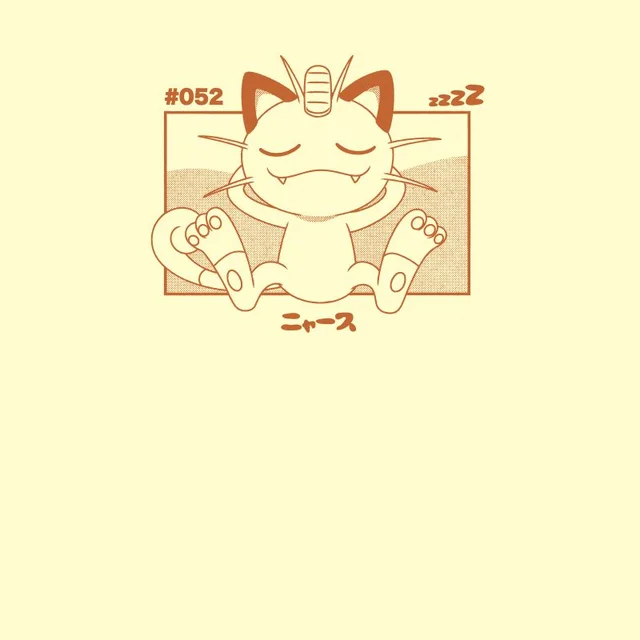 Pokémon Meowth Unisex T-Shirt - Weiß Vintage Wash