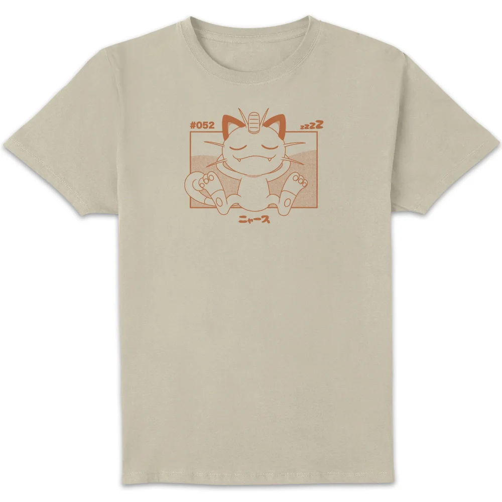 Pokémon Meowth Unisex T-Shirt - Weiß Vintage Wash - M Bild 1