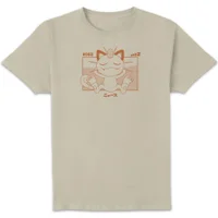 Pokémon Meowth Unisex T-Shirt - Weiß Vintage Wash