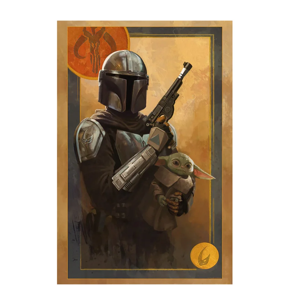Star Wars The Mandalorian "Tribe of Two" Lithographie von Kayla Woodside Bild 1