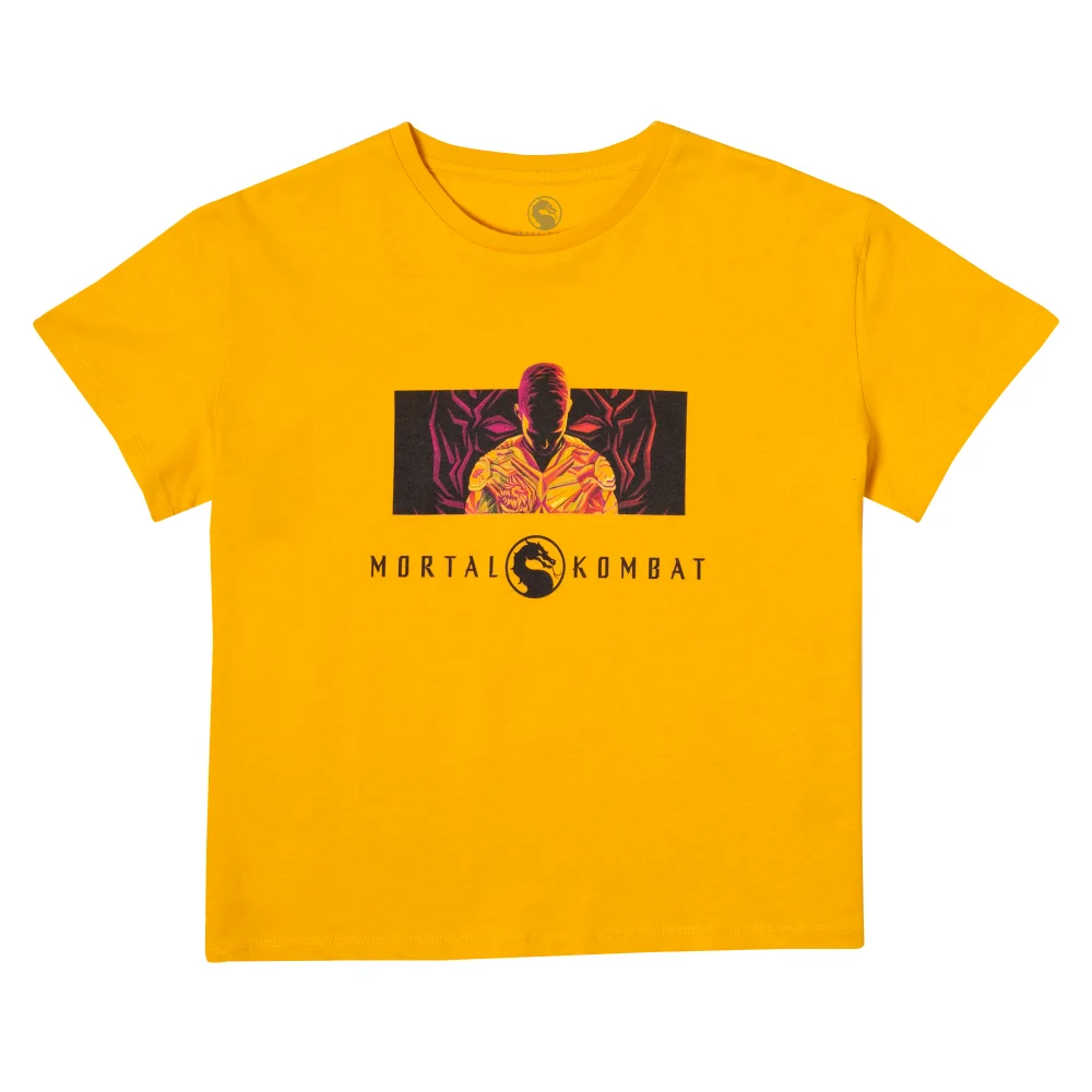 Mortal Kombat Women's Cropped T-Shirt - Senfgelb - XS Bild 1