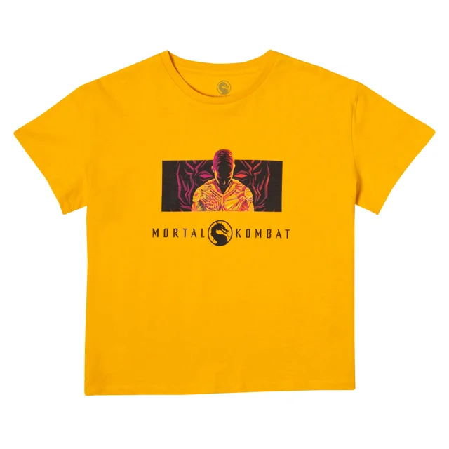 Mortal Kombat Women's Cropped T-Shirt - Senfgelb