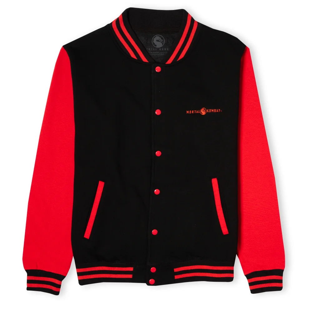 Mortal Kombat Fight Unisex Collegejacke - Schwarz/Rot - S Bild 1