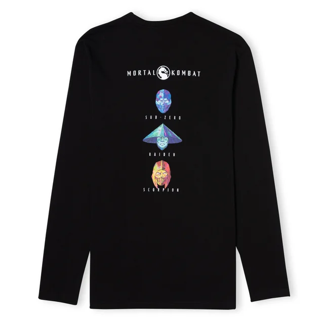 Mortal Kombat Characters Unisex langärmliges T-Shirt - Schwarz