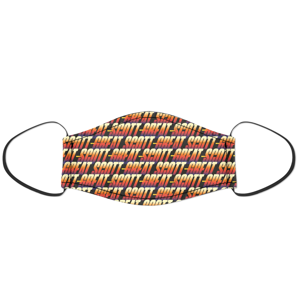 Back To The Future Great Scott Face Mask - S Bild 1