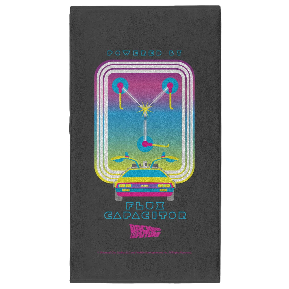 Back to the Future Flux Capacitor Pattern - Fitness Towel Bild 1