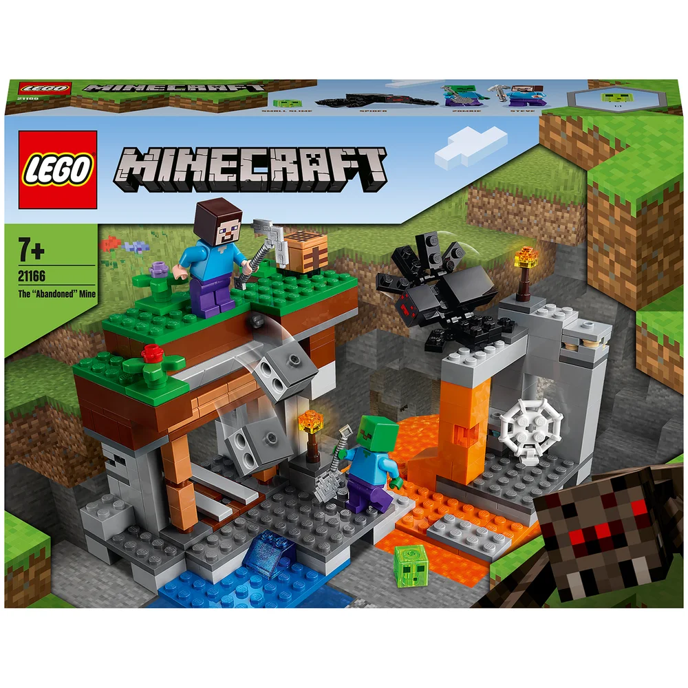 LEGO Minecraft: Die verlassene Mine Set, Zombiehöhle mit Figuren (21166) Bild 1