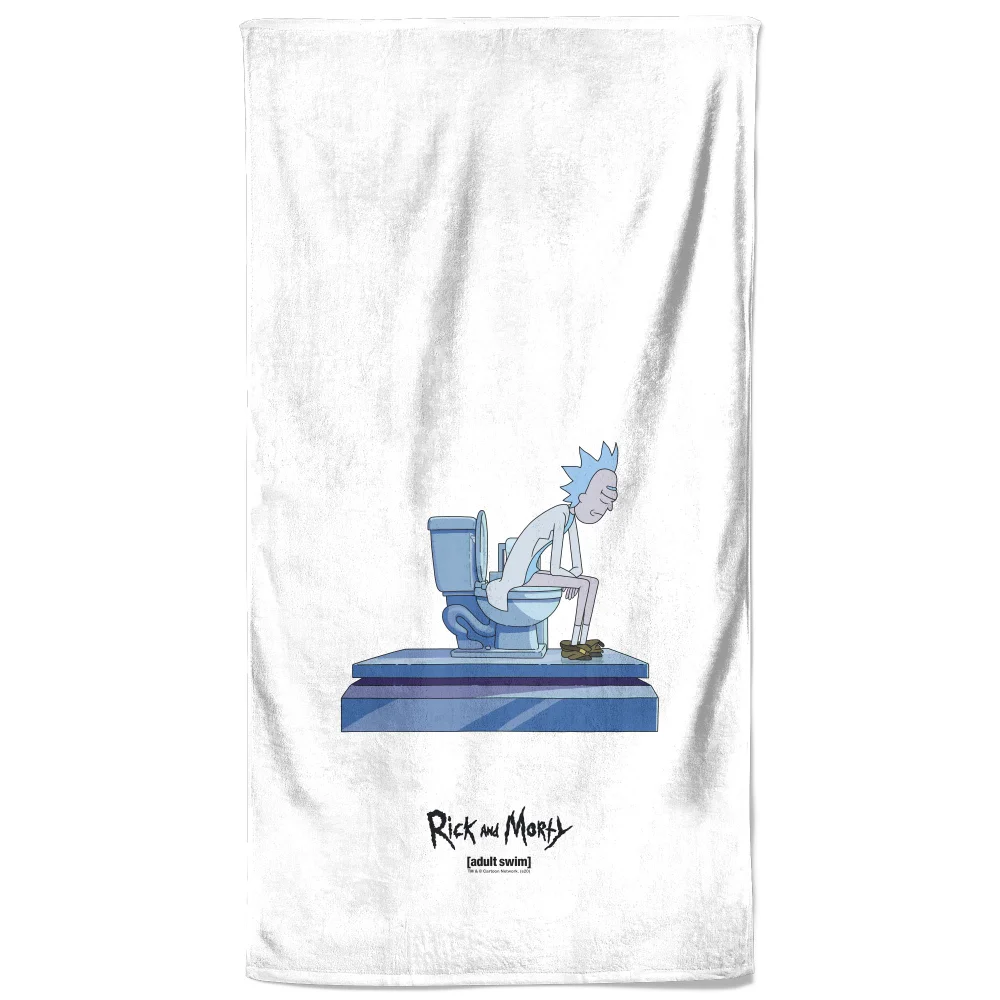 Rick and Morty King Of Shit Toilet Beach Towel Bild 1