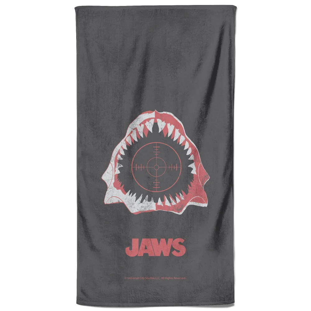 Jaws Print Beach Towel Bild 1