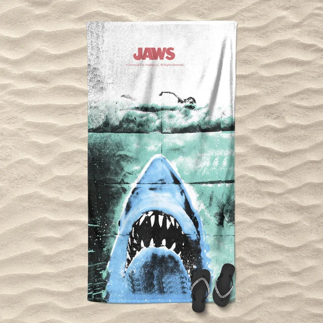 Jaws Iconic Image Beach Towel