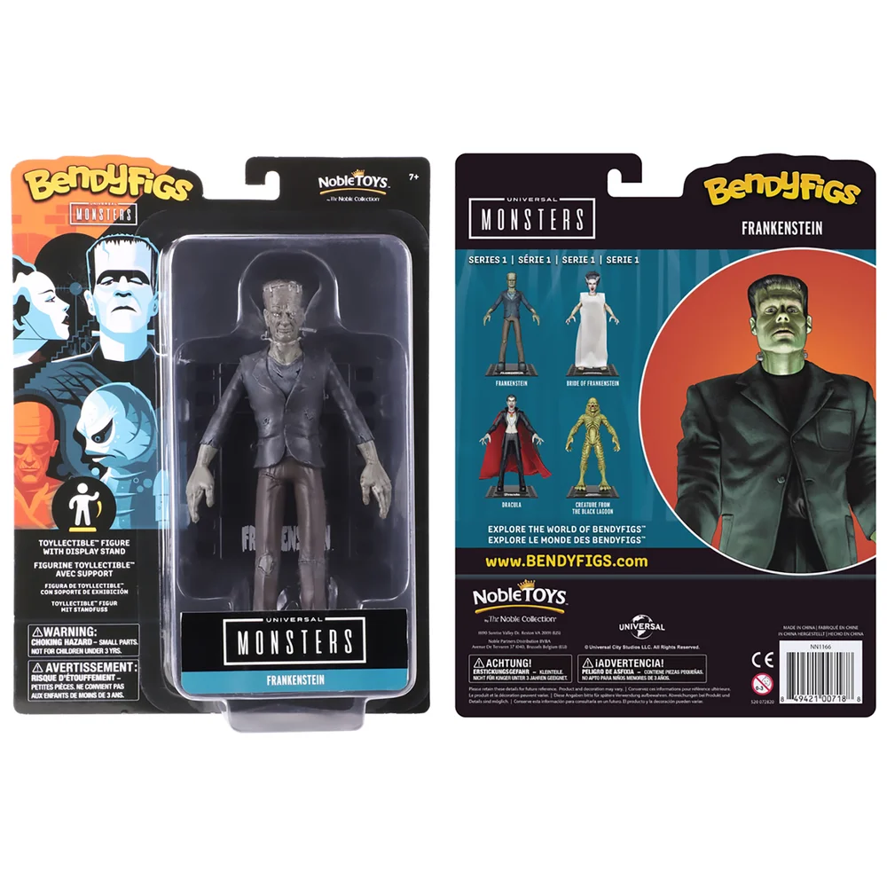 Universal Monsters Frankenstein Monster Bendyfig Bild 1