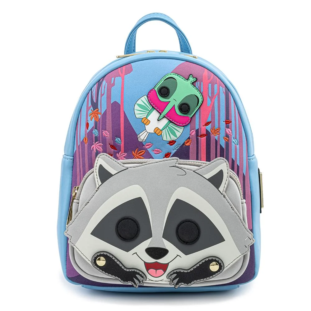 Pop By Loungefly Disney Pocahontas Meeko Flit Earthday Cosplay Mini Backpack Bild 1