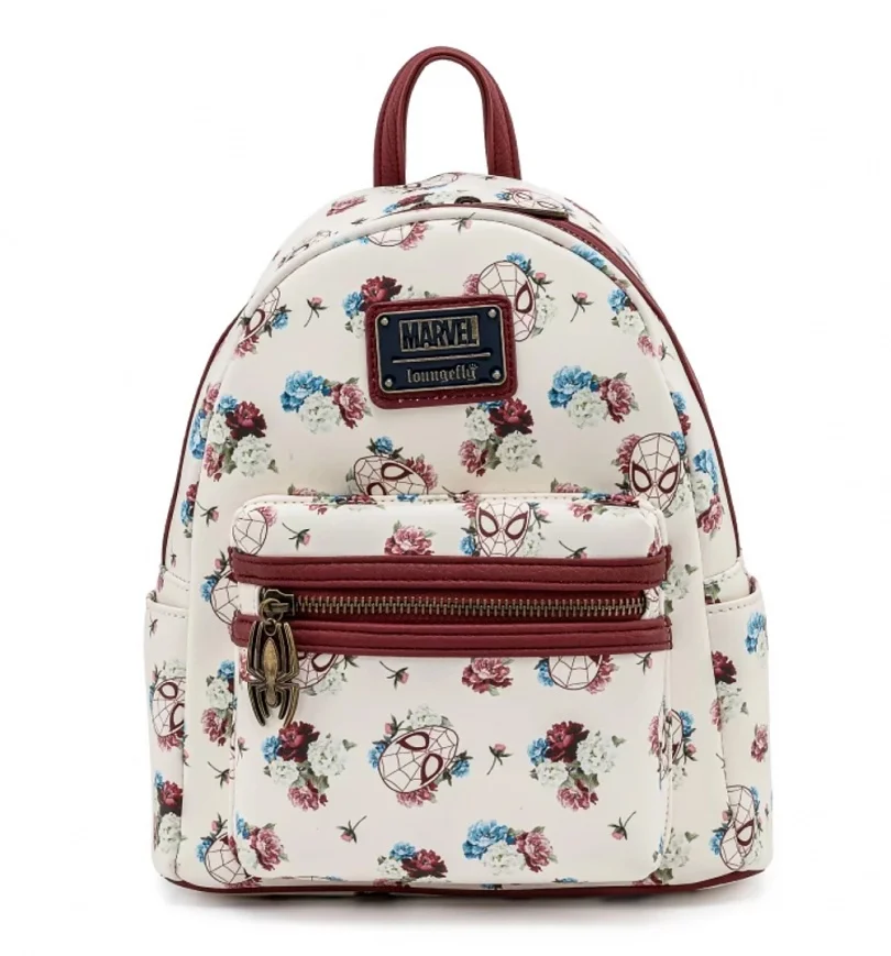 Loungefly Marvel Spiderman Floral Mini Backpack Bild 1