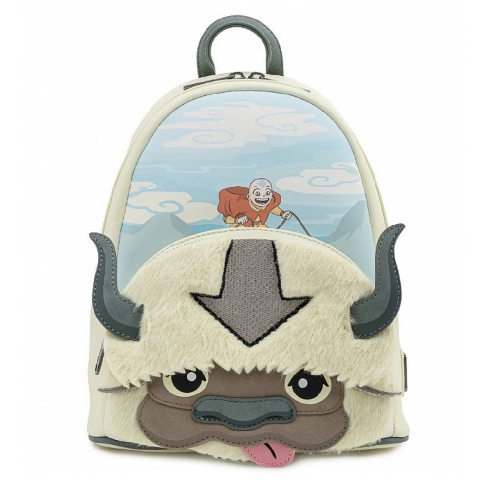Loungefly Nickelodeon Avatar Aang Appa Cosplay Plush Mini Backpack Bild 1