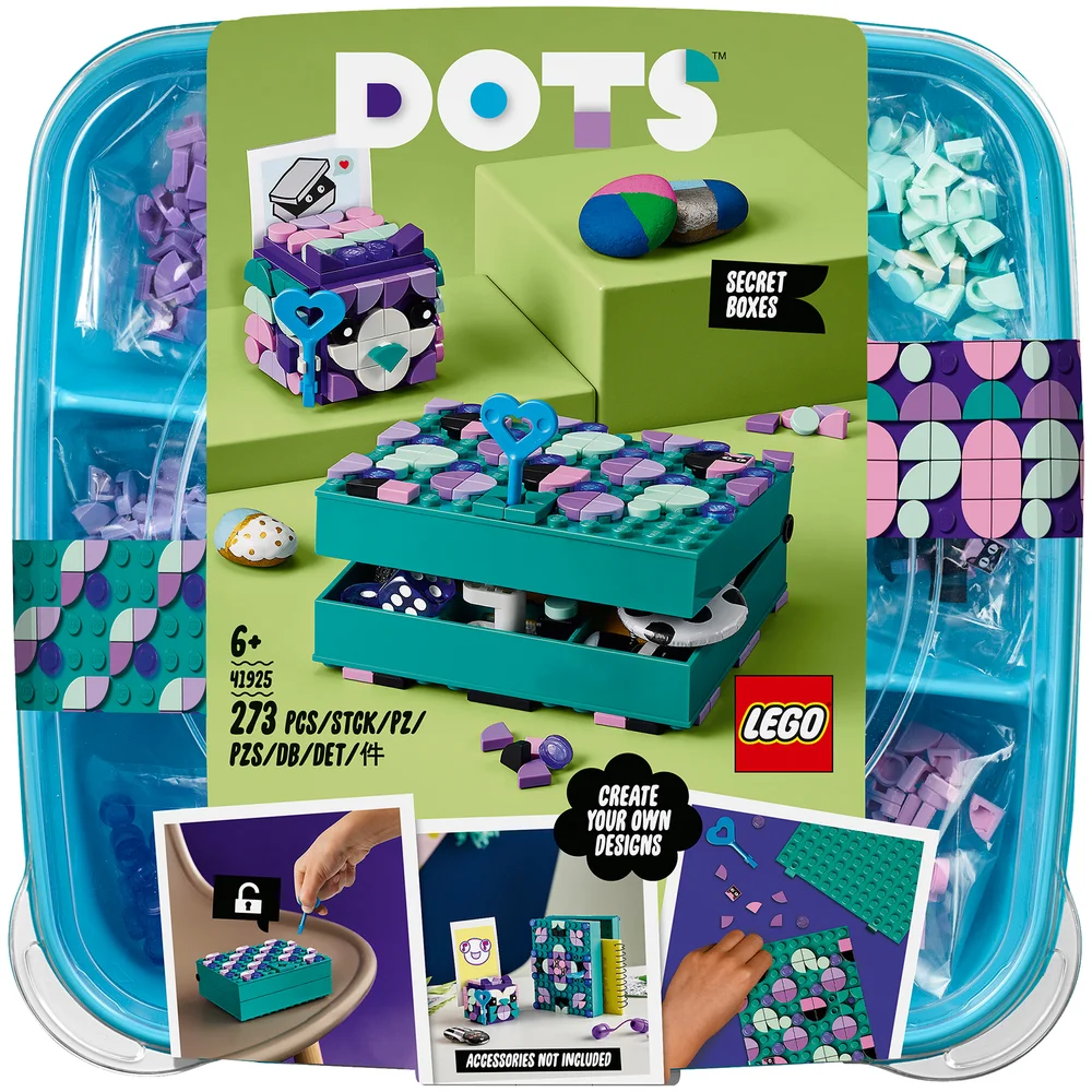 LEGO DOTS: Geheimbox mit Schlüsselhalter (41925) Bild 1