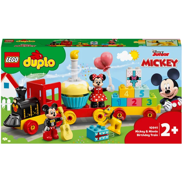 LEGO DUPLO Disney: Mickys und Minnies Geburtstagszug, Spielzeugzug (10941)