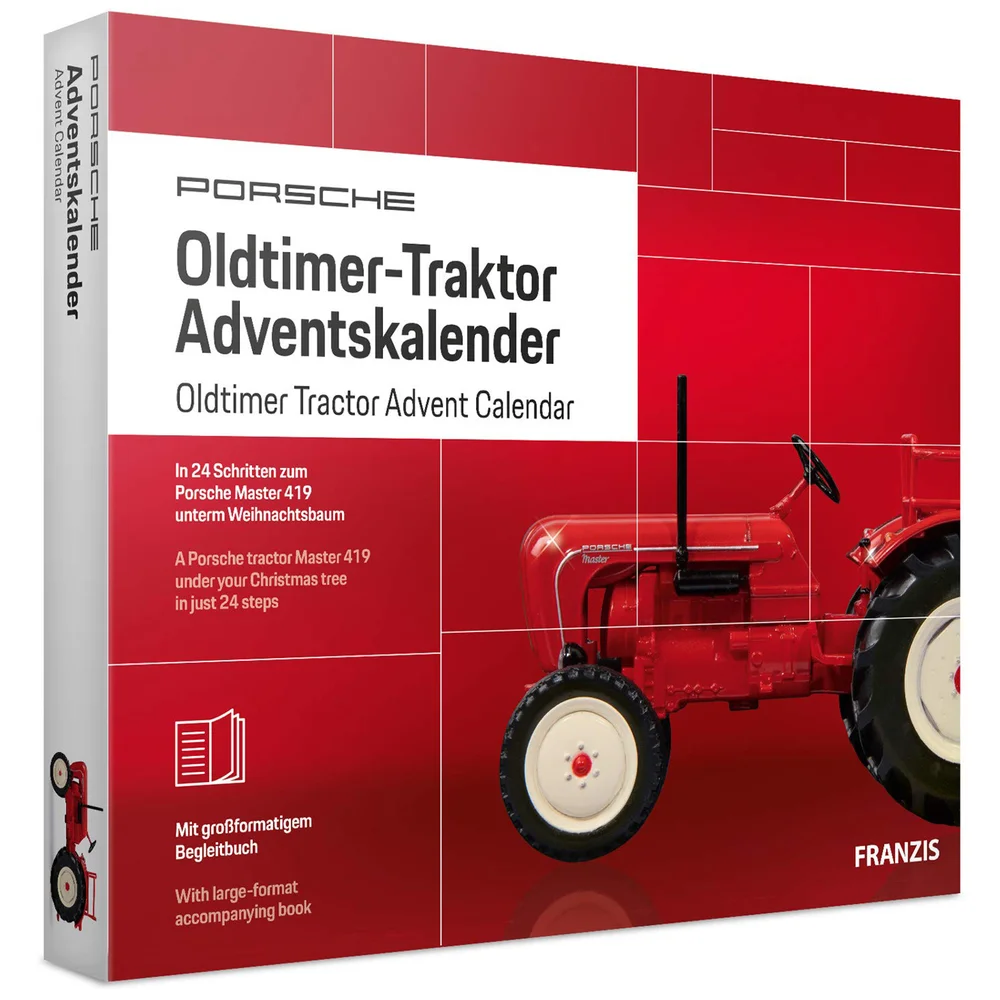 Franzis Official Porsche Traktor Adventskalender Bild 1