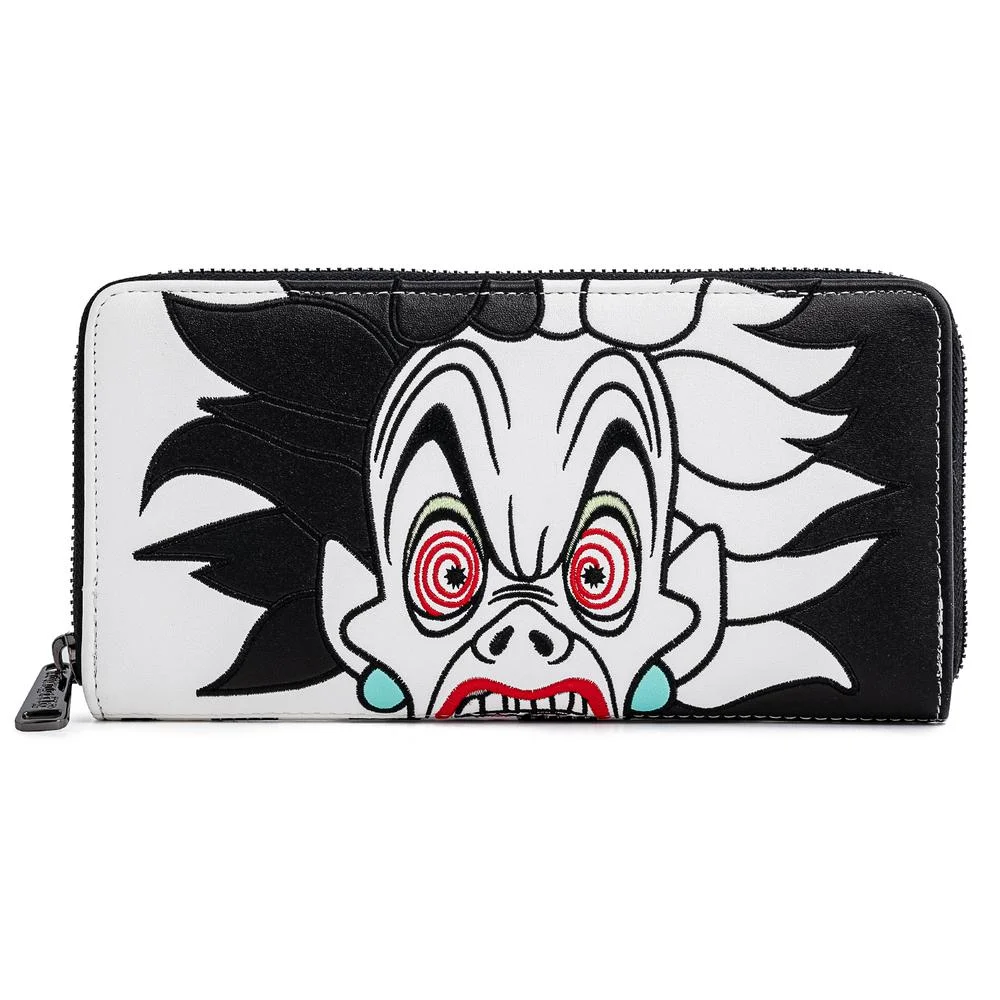 Loungefly Disney Villains Cruella De Vil Spots Cosplay Zip Around Wallet Bild 1