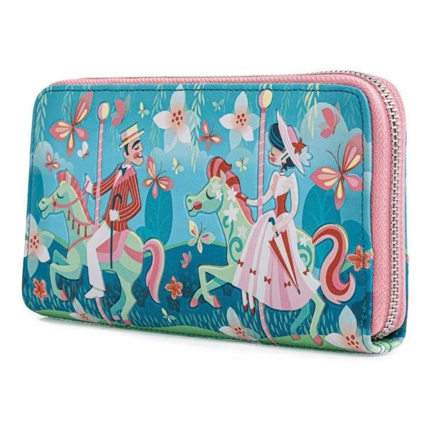 Loungefly Disney Mary Poppins Jolly Holiday Zip Around Wallet Bild 1
