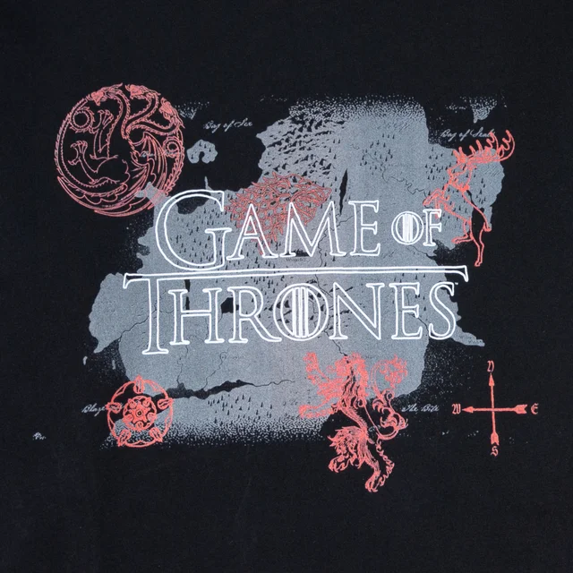 Game of Thrones Unisex langarm T-Shirt - Schwarz
