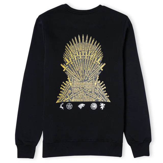 Game of Thrones Win Or Die Unisex Sweatshirt - Schwarz