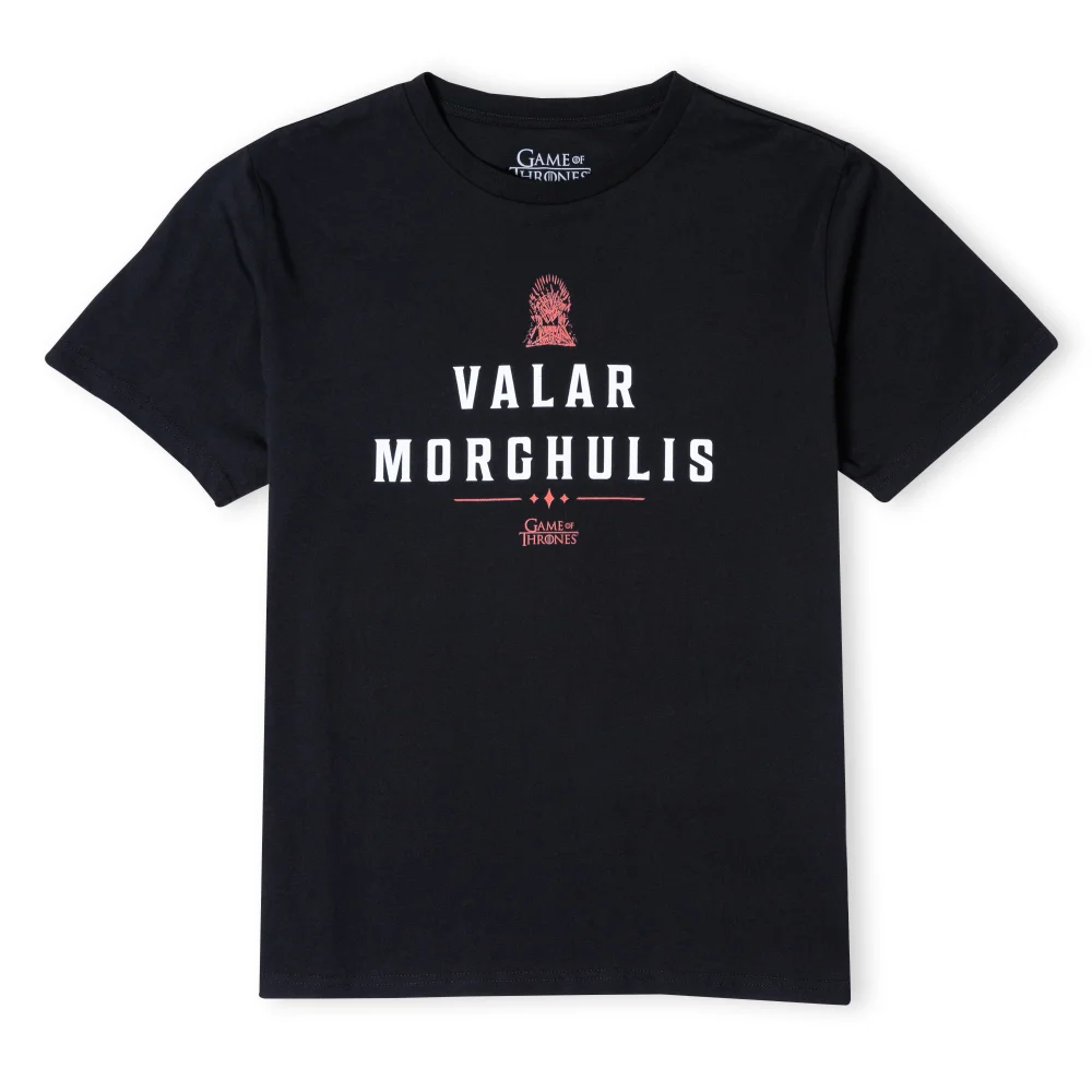 Game of Thrones Valar Morghulis Herren T-Shirt - Schwarz - S Bild 1