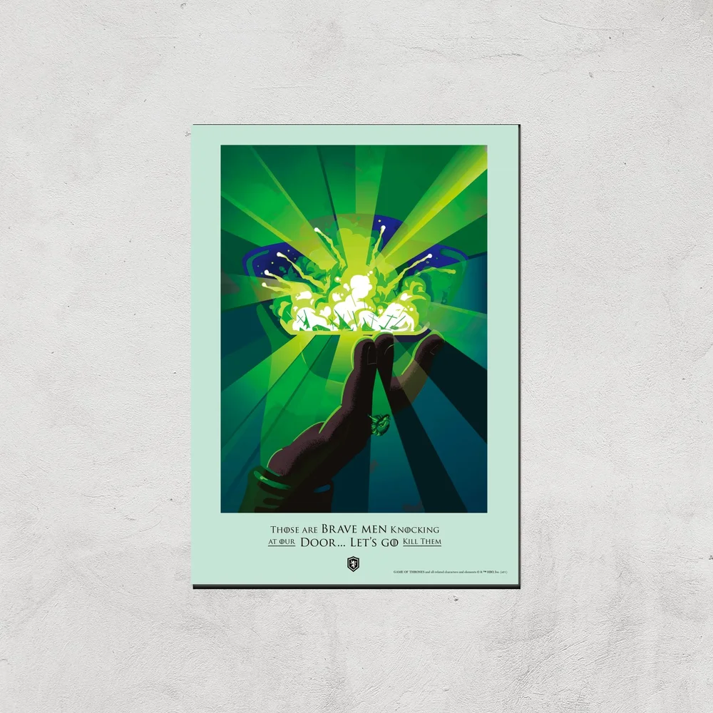 Game of Thrones Brave Men Giclee Art Print - A4 - Print Only Bild 1