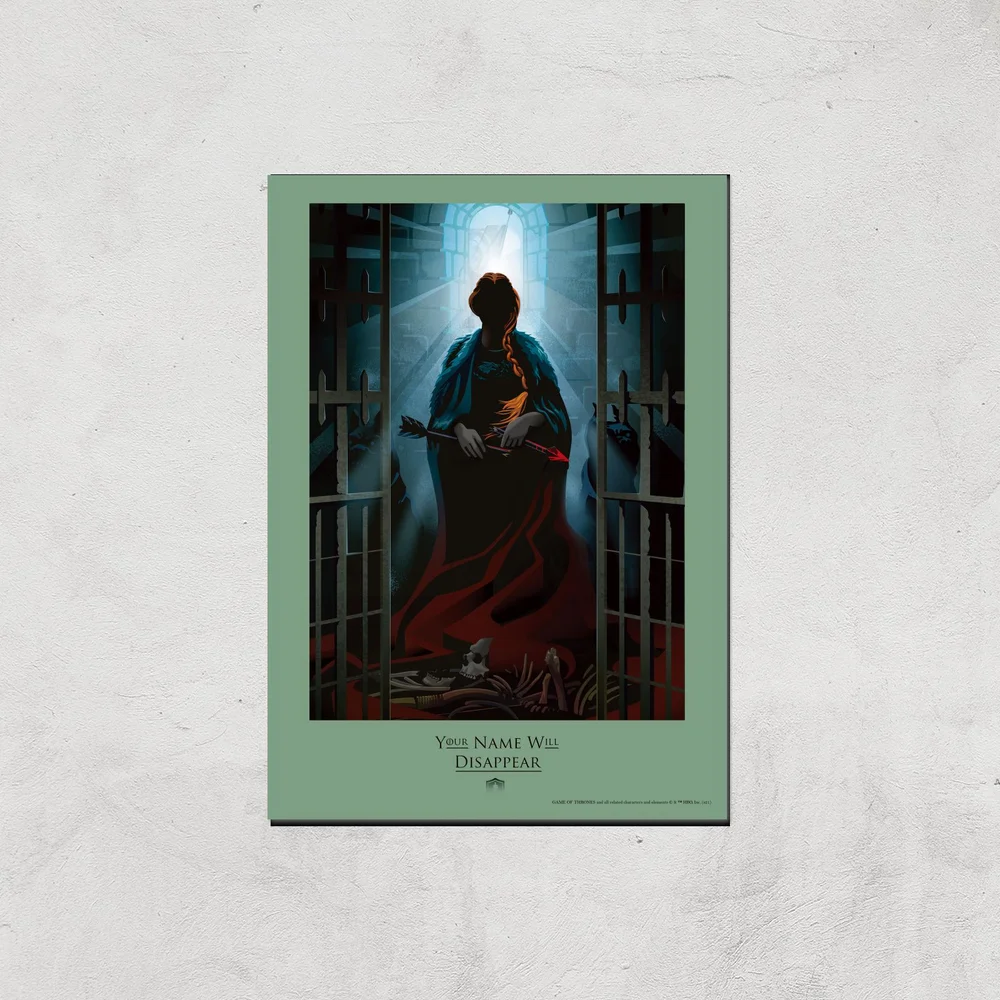 Game of Thrones Disappear Giclee Art Print - A4 - Print Only Bild 1