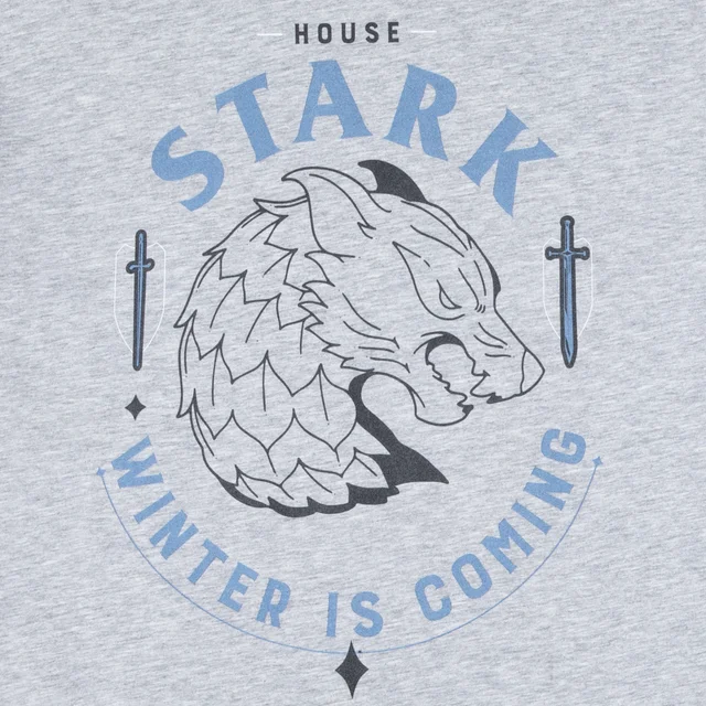 Game of Thrones House Stark Damen T-Shirt - Grau