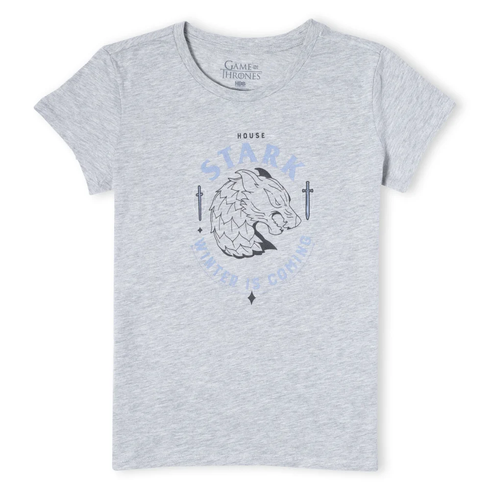 Game of Thrones House Stark Damen T-Shirt - Grau - XS - Grau Bild 1