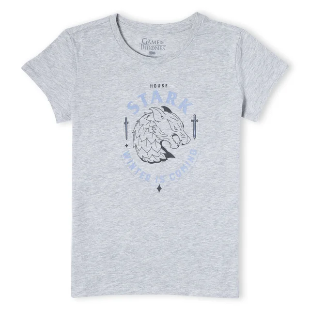 Game of Thrones House Stark Damen T-Shirt - Grau