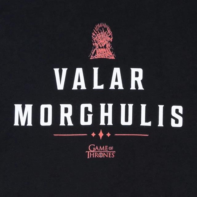 Game of Thrones Valar Morghulis Damen T-Shirt - Schwarz