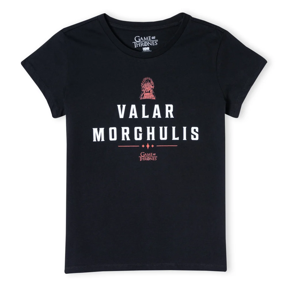Game of Thrones Valar Morghulis Damen T-Shirt - Schwarz - XS - Schwarz Bild 1