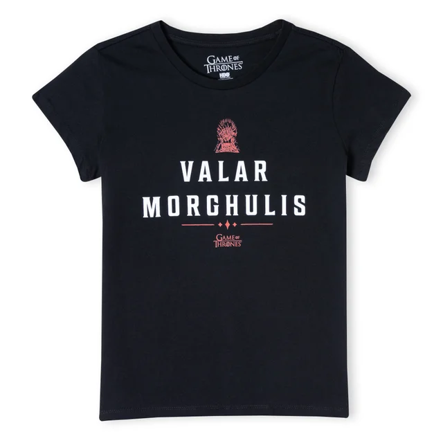 Game of Thrones Valar Morghulis Damen T-Shirt - Schwarz
