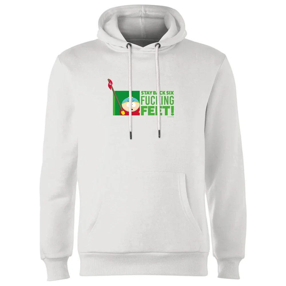 South Park Cartman Six Feet Unisex Hoodie - White - S Bild 1