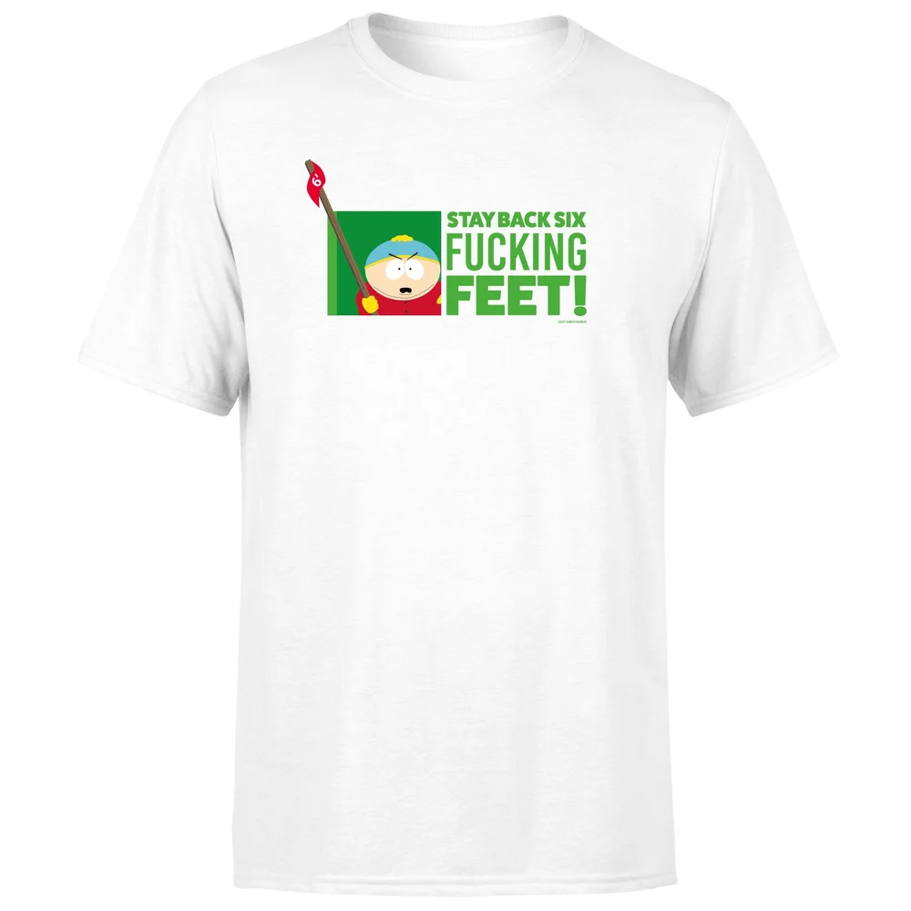 South Park Cartman Six Feet Men's T-Shirt - White - S Bild 1