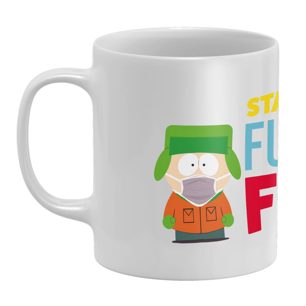 South Park Stay Back Six Feet White Mug Bild 1
