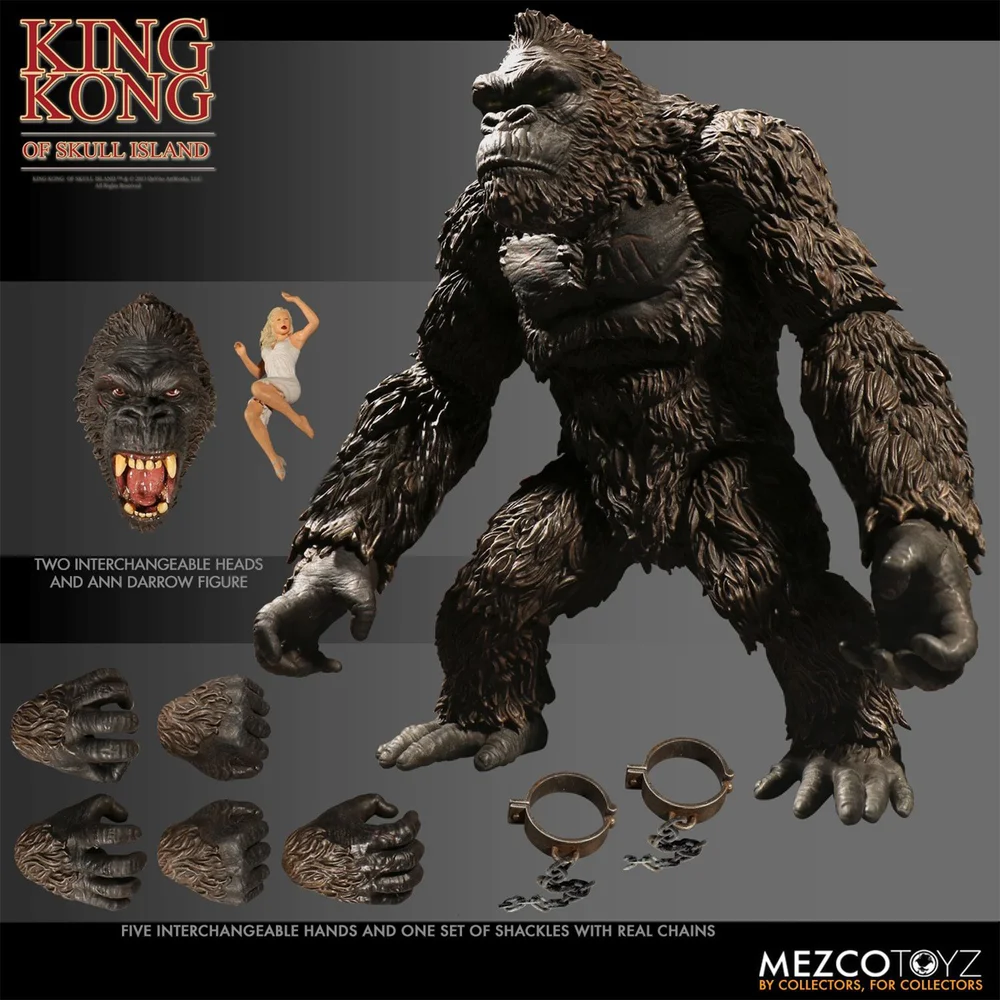 Mezco King Kong von Skull Island 18 cm Actionfigur Bild 1