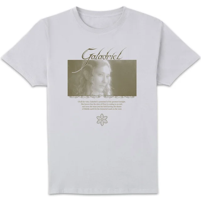Herr der Ringe Galadriel Lady Of The Galadhrim Herren T-Shirt - Weiß