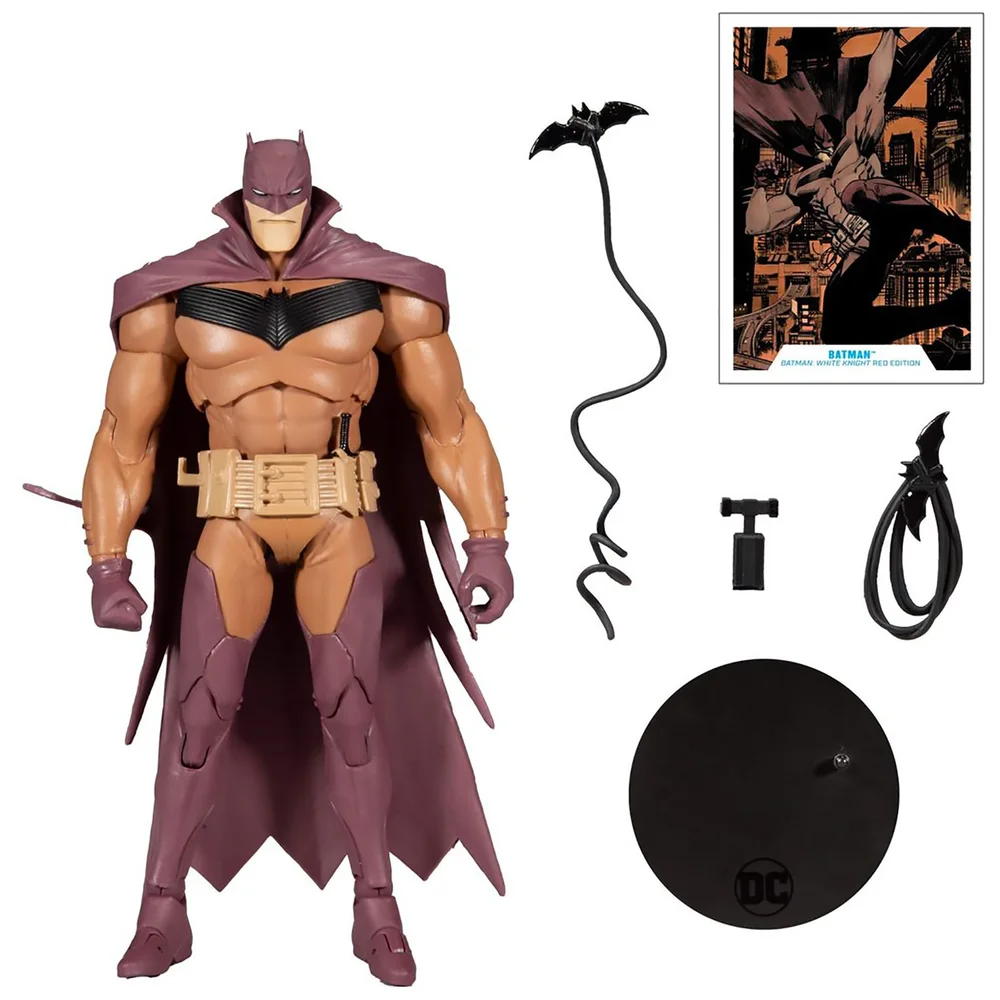 McFarlane DC Multiverse 7" - White Knight - Batman (Red Variant) Action Figure Bild 1