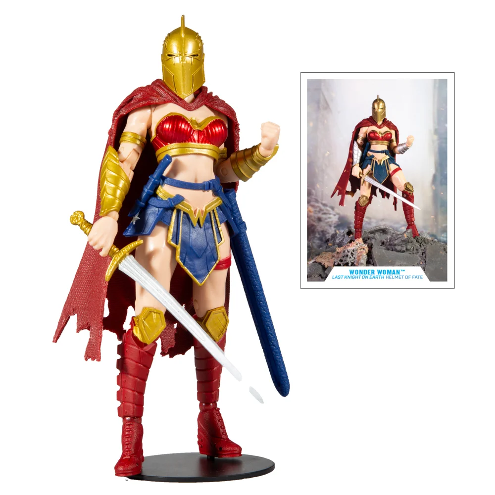 McFarlane DC Multiverse 7" - Last Knight On Earth Wonder Woman with Helmet of Fate Action Figure Bild 1